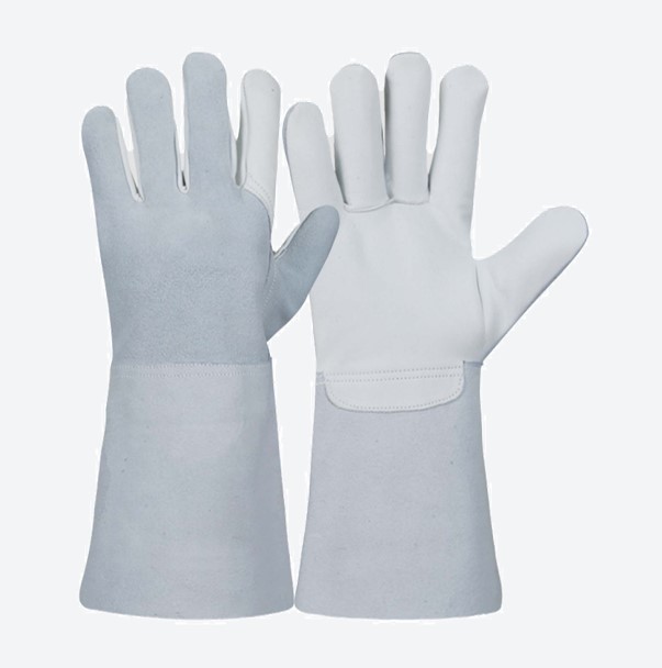 SAFTA Spark And Heat Proof Gloves, Sheep Leather Palm & Top With Cow Split Leat | UK