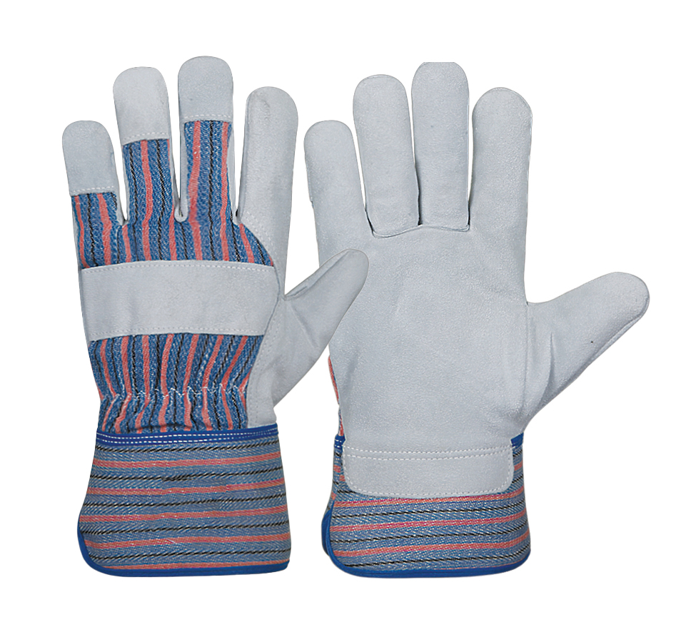 GMC 4164 Cow Split Strip Cotton Purple Color