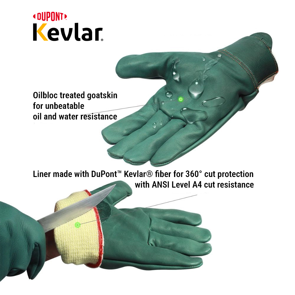 GMD 3123 Cow Grain Water / Oil Repellent Kevlar Liner - Image 2