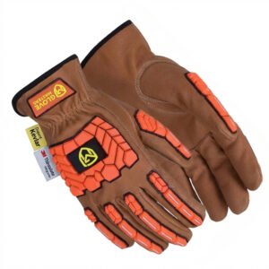 SteelGuard Series®Impact GMDI 3202-BTKTH Goatskin with Hi-Viz TPR