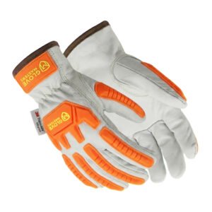 SteelGuard Series®Impact GMDI 3202-TTH Goatskin with Hi-Viz TPR