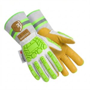 SteelGuard Series®Impact GMDI 5202-CTTH Goatskin with Hi-Viz TPR & Cuff